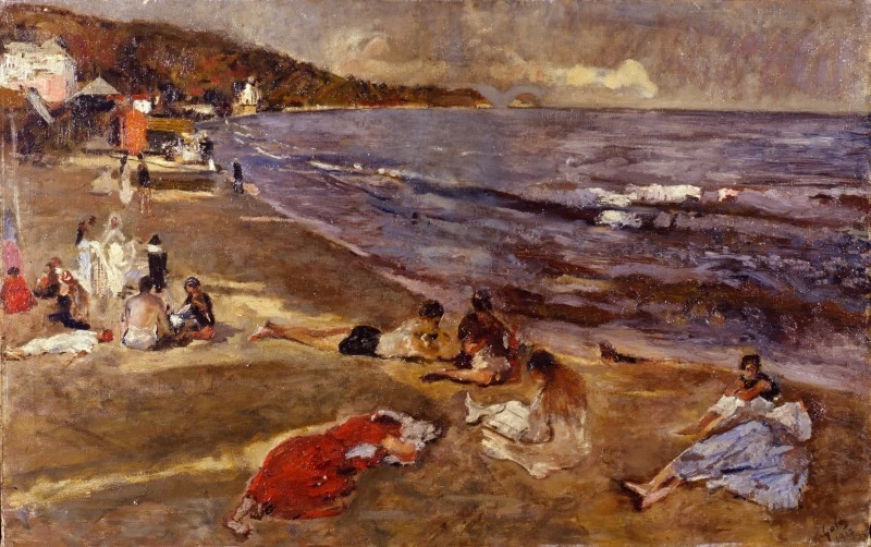 Sulla spiaggia di Alassio - Artgate Fondazione Cariplo
